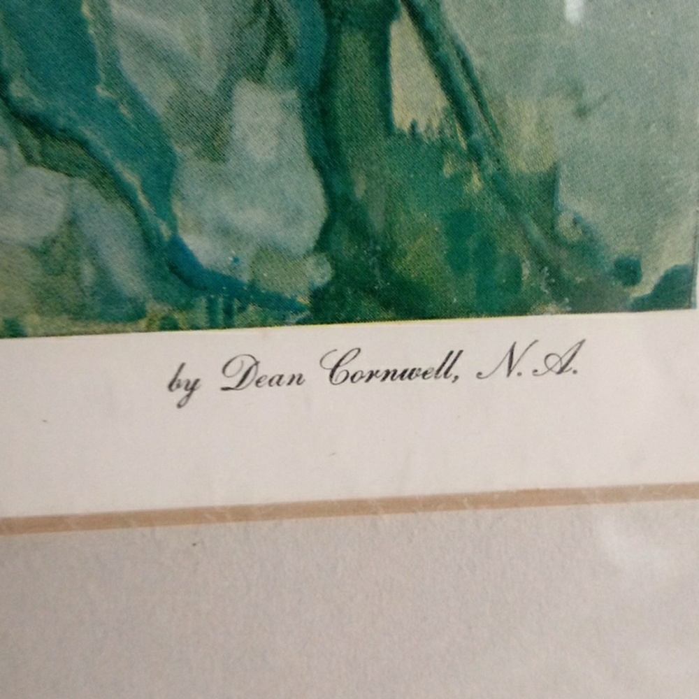 Dean Cornwell original print - Picture 5 of 5